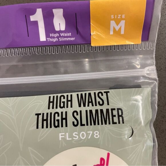 MAIDENFORM FLEXEES HIGH WAIST THIGH SLIMMER, black, MEDIUM new - Picture 3 of 5